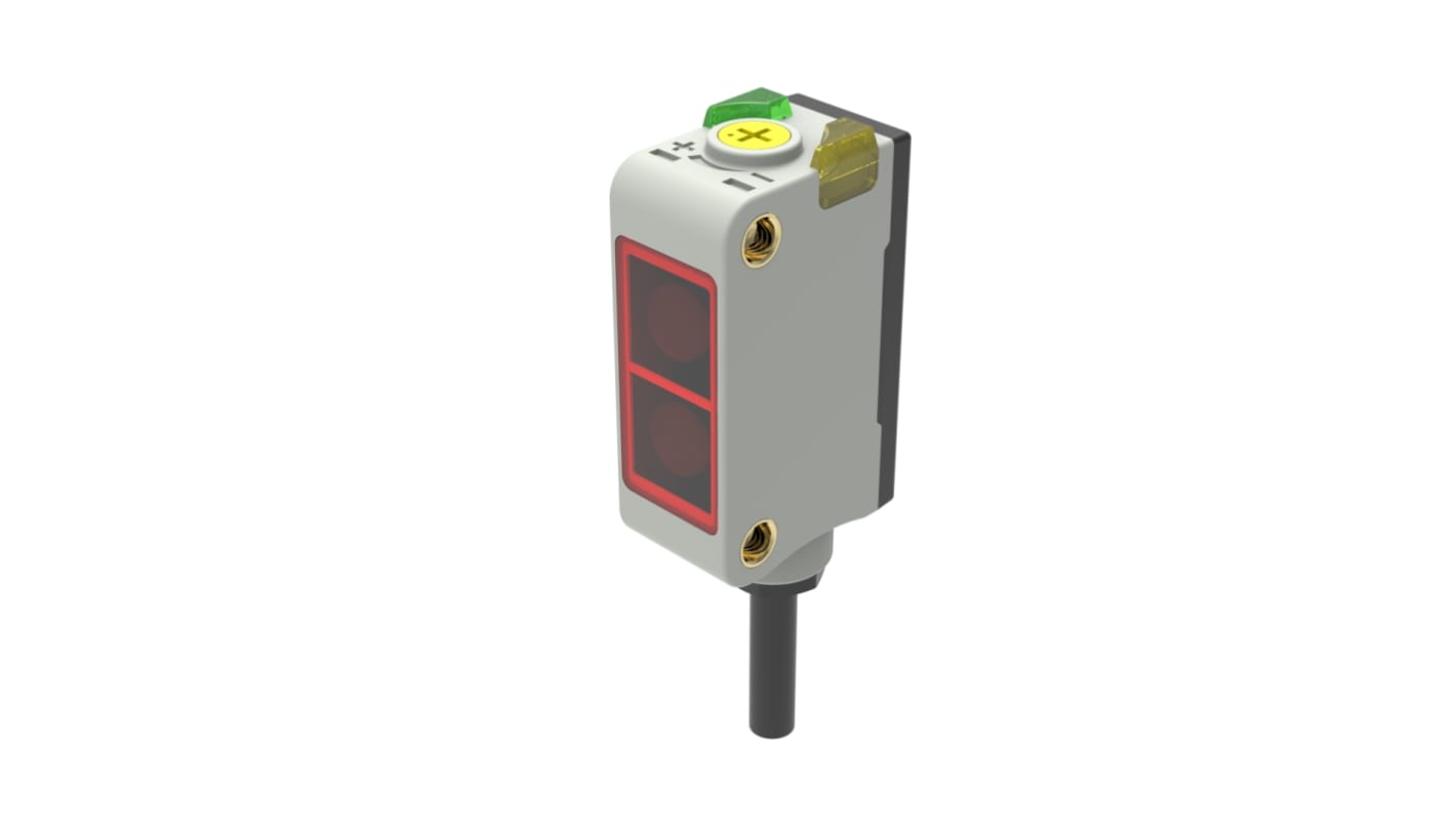 RS PRO Background Supression Photoelectric Sensor, Rectangular Sensor, 5 cm Detection Range