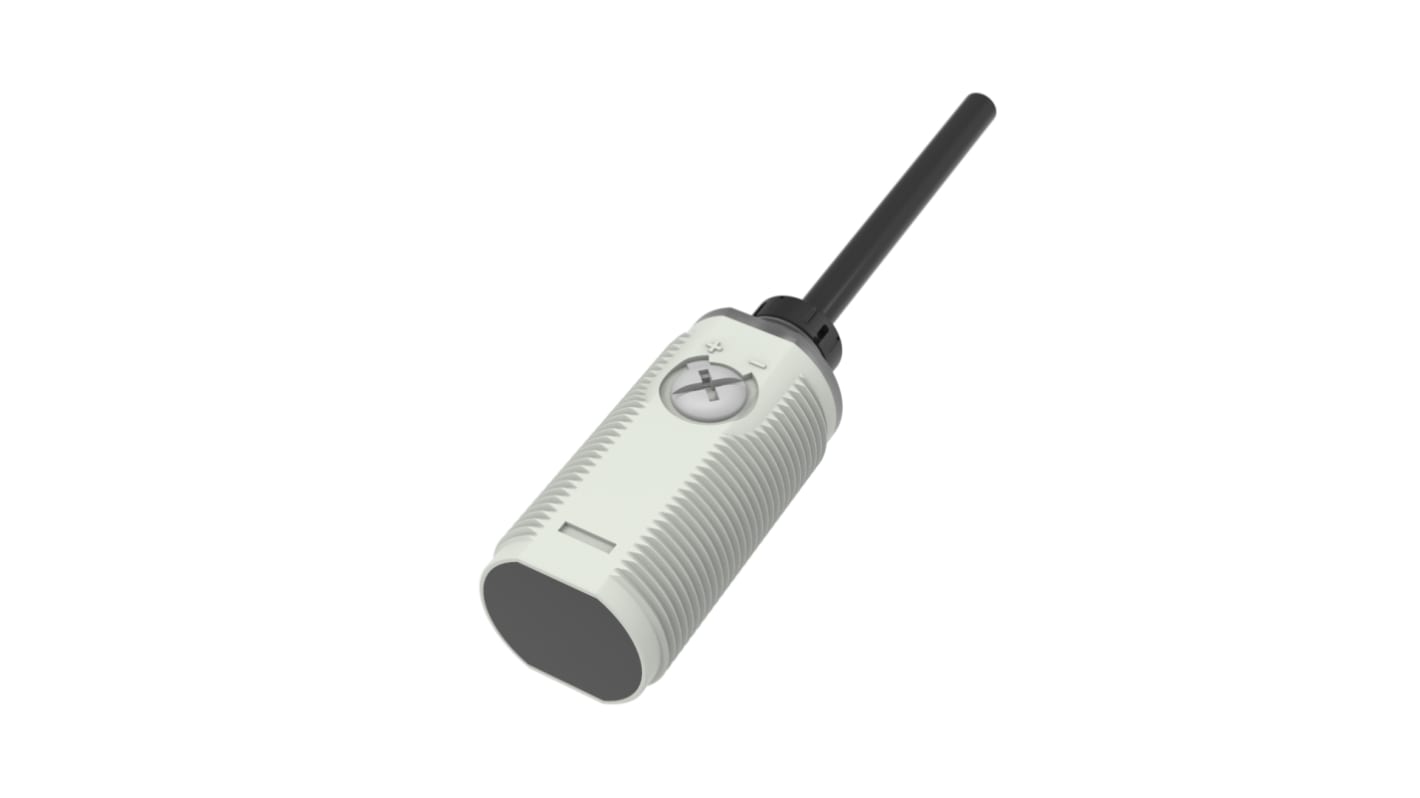 RS PRO zylindrisch Optischer Sensor, Diffus, Bereich 0,1 m, NPN NONC Ausgang, Anschlusskabel, Hell-/dunkelschaltend