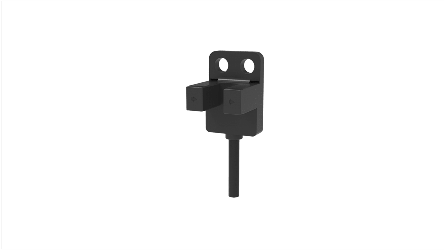 PU05 Optischer Sensor, Durchgangsstrahl, Bereich 5 mm, PNP NONC Ausgang, Anschlusskabel, Hell-/dunkelschaltend