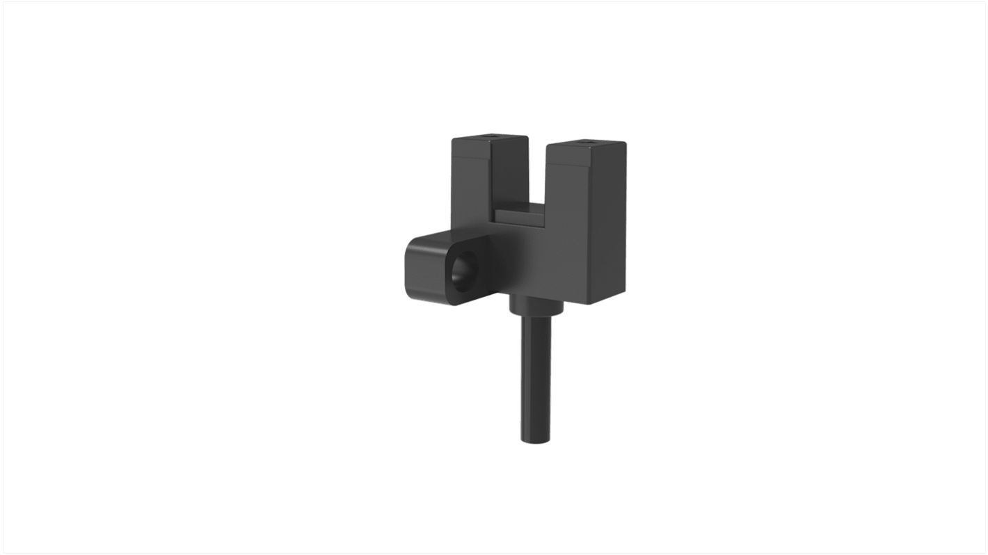 Fotocélula de horquilla RS PRO, Sistema Barrera de Luz, alcance 5 mm, salida NPN NONC, Cable de 1 m, IP65