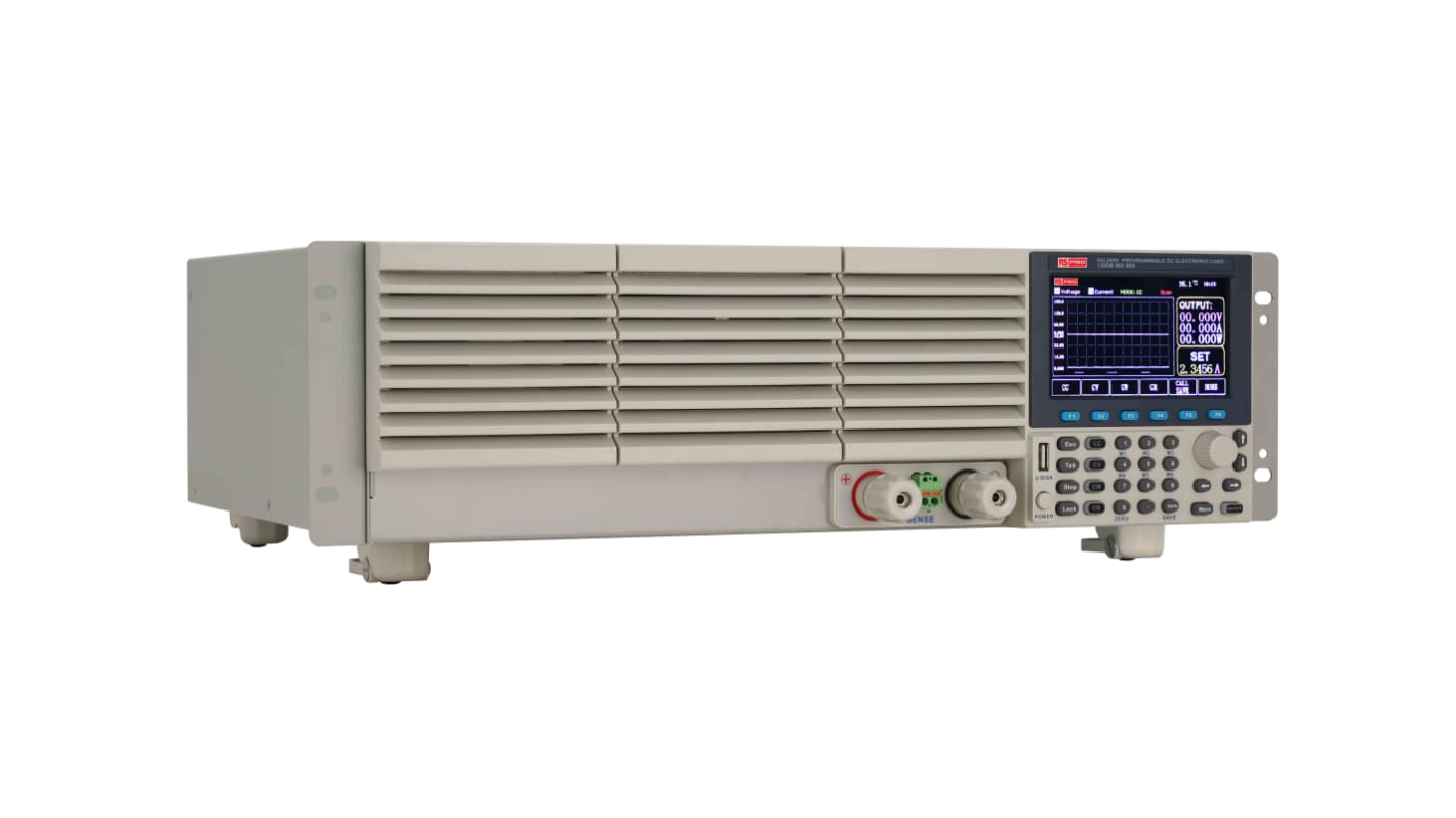 RS PRO Elektronische Last, 0 → 1200 W, 0 → 85 A / 0 → 80 V, DKD/DAkkS-kalibriert