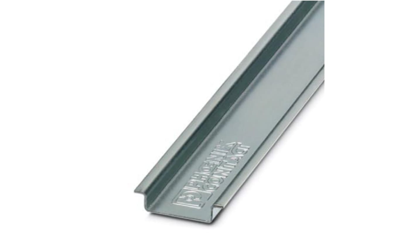 Carril DIN Sin perforar Phoenix Contact, dim. 2000mm x 35mm x 8mm, rail simétrico