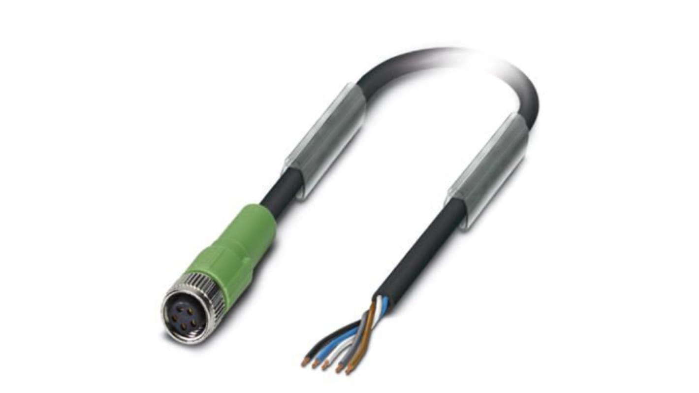 Cable para sensor/actuador Phoenix Contact, con. A M8 Hembra, con. B M8 Macho, long. 3m