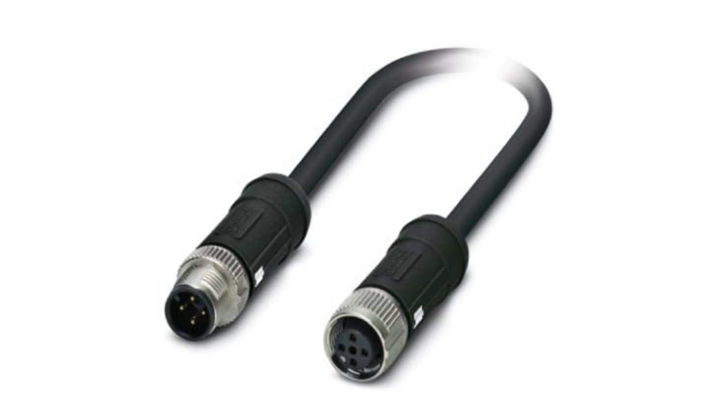 Cable para sensor/actuador Phoenix Contact, con. A M12 Macho, con. B M12 Hembra, long. 2m