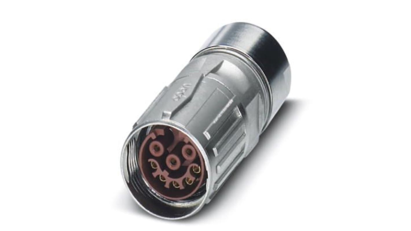 Conector circular Phoenix Contact hembra serie ST de 8 vías hembra, montaje aéreo, IP67