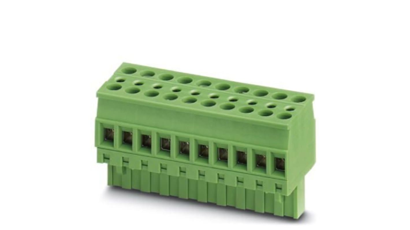 Phoenix Contact 5.08mm Pitch 6 Way Pluggable Terminal Block, Plug