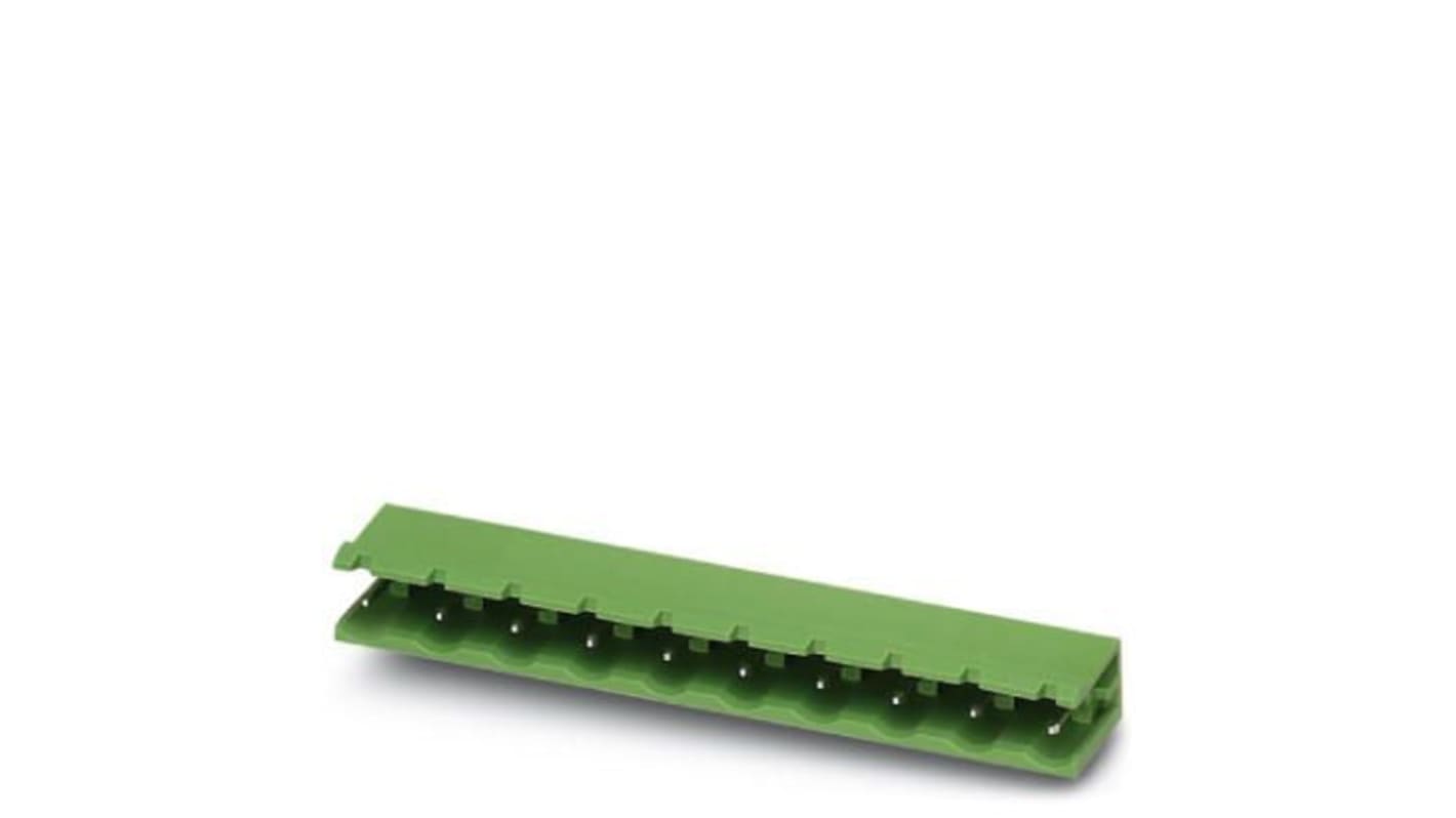 Borne enchufable para PCB Phoenix Contact serie COMBICON MSTB de 4 vías, 1 fila, paso 7.5mm