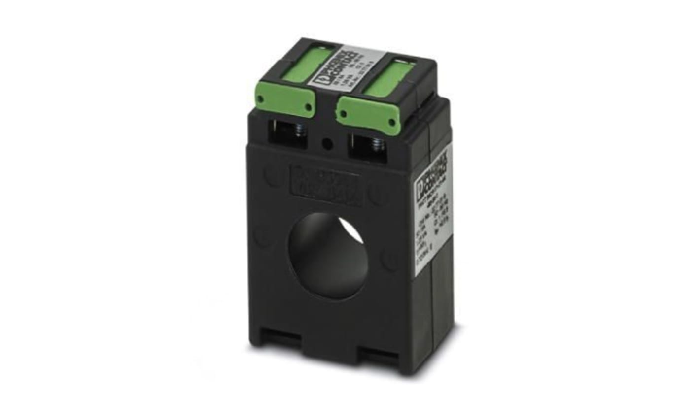 Phoenix Contact PACT MCR Series Current Transformer Current Transformer, 50A Input, 50/5A, 5 A Output, 21mm Bore, 1000 V