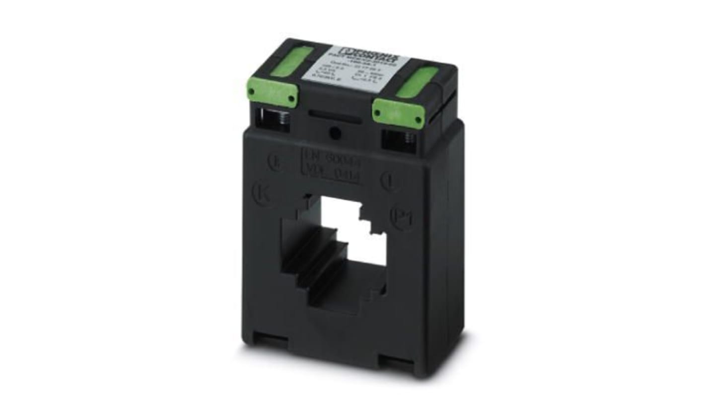 Phoenix Contact PACT Series DIN Rail Mounted Current Transformer, 100A Input, 100A, 5 A Output, 28mm Bore