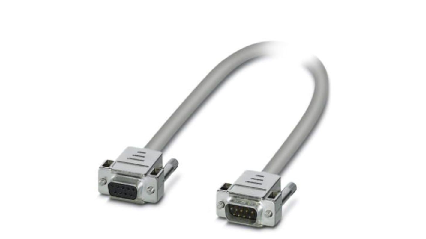 Phoenix Contact Kabel / 9-polig, D-Sub Buchse / 9-polig, D-Sub Stecker, 3m