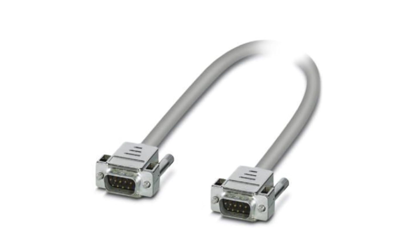 Phoenix Contact Kabel / 9-polig, D-Sub Stecker / 9-polig, D-Sub Stecker, 3m