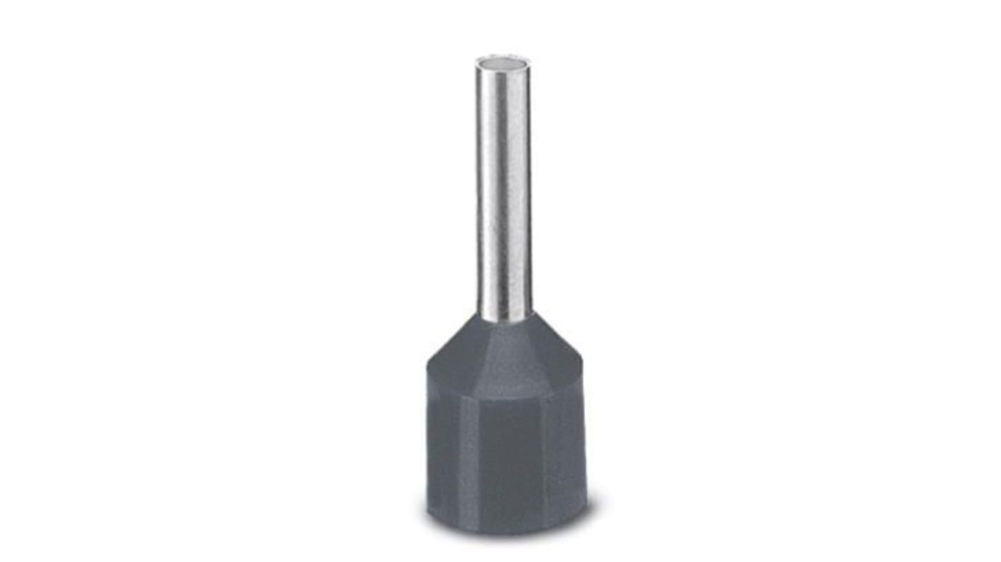 Phoenix Contact Ferrule, 19.5mm Pin Length, 2.9mm Pin Diameter, Grey
