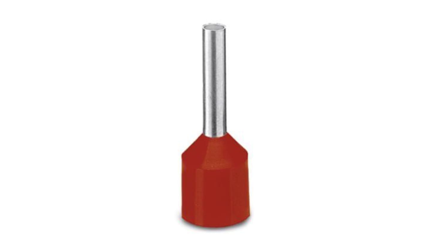 Embouts de câble Phoenix Contact, Rouge, longueur 24mm