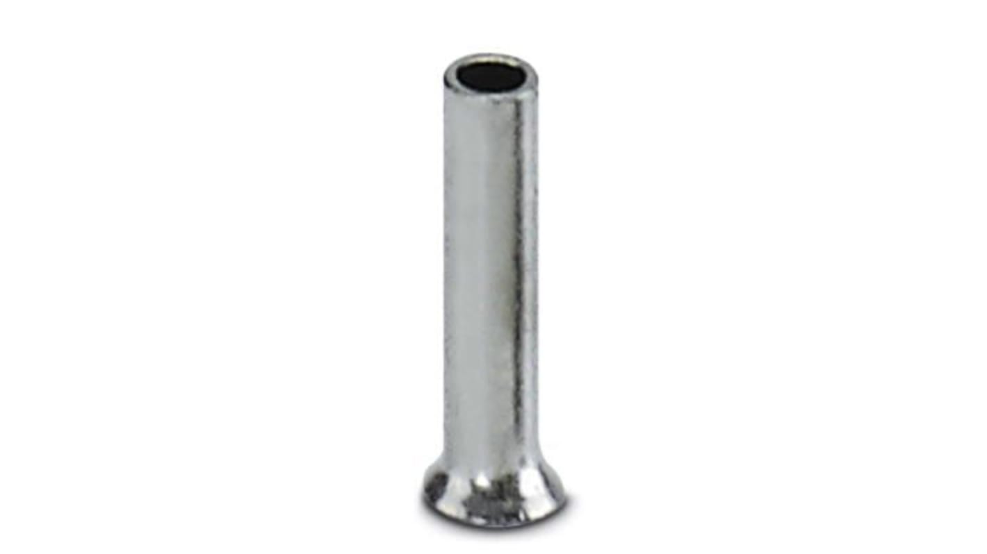 Phoenix Contact Ferrule, 5mm Pin Length, 0.8mm Pin Diameter, Silver