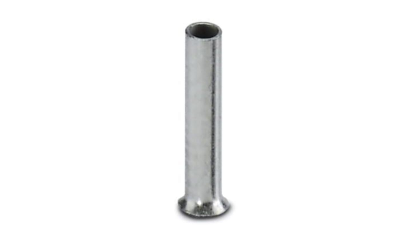 Phoenix Contact Ferrule, 8mm Pin Length, 1.2mm Pin Diameter, Silver