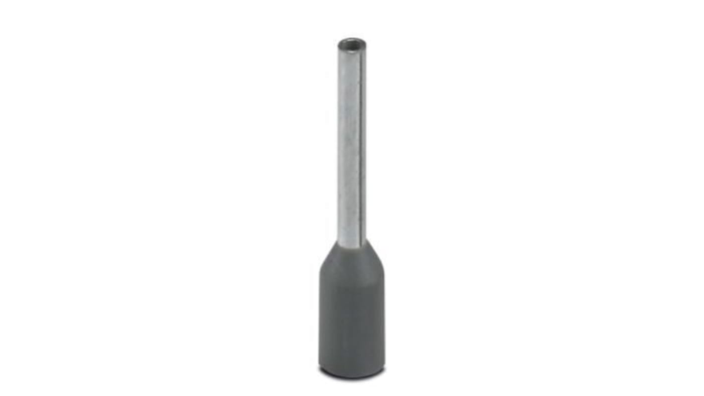 Phoenix Contact Ferrule, 12.5mm Pin Length, 0.8mm Pin Diameter, Grey