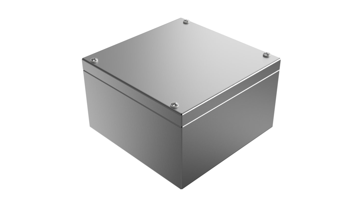 Caja Rose Stainless Steel Enclosures de Acero Inoxidable Sin Pintar, , 200 x 200 x 121mm, IP66