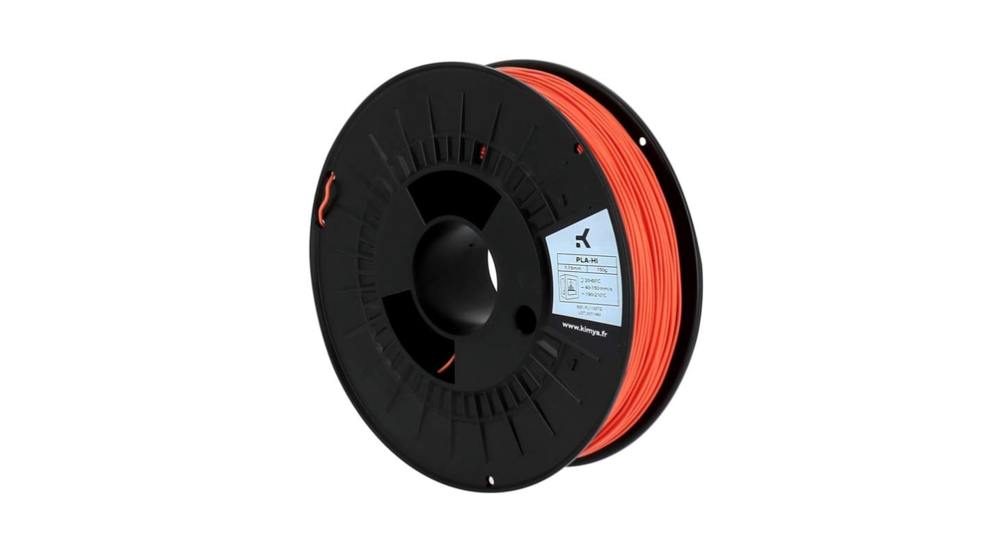 Kimya 1.75mm Orange PLA 3D Printer Filament, 750g