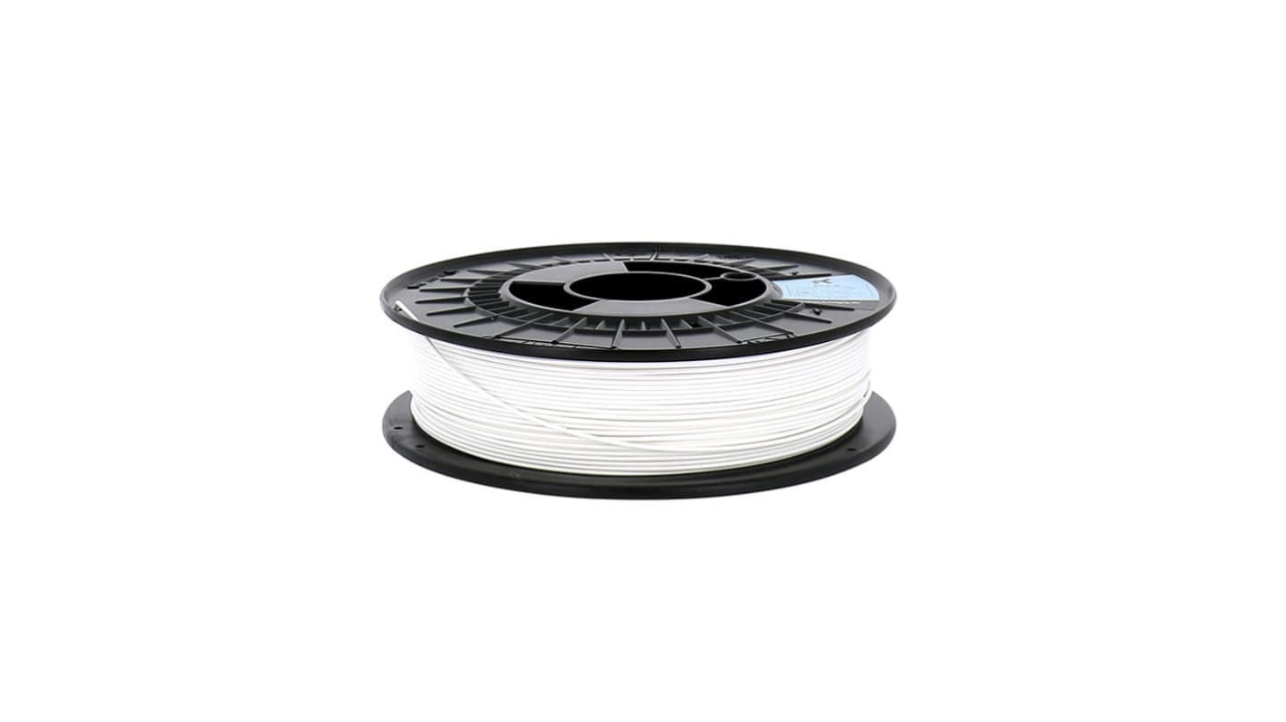Filament pour imprimante 3D Kimya, PLA recyclé, Ø 2.85mm, Blanc, 750g, FDM