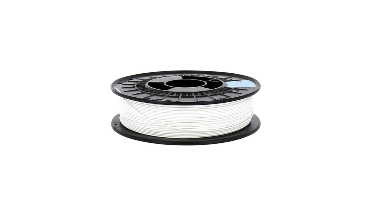 Filamento para impresora 3D FDM, PLA reciclado, 2.85mm, Blanco, 750g Kimya