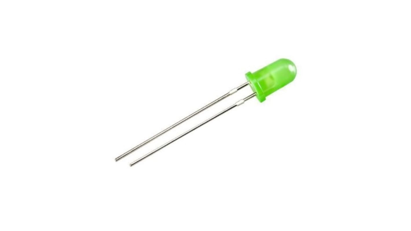 LED Giallo-verde RS PRO, PCB, 1,6 → 2,4 V, 5 mm