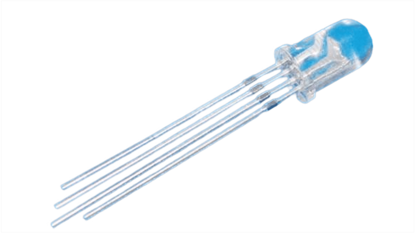 LED RGB, Traversant, 5 mm, 2,6 → 3,6 V