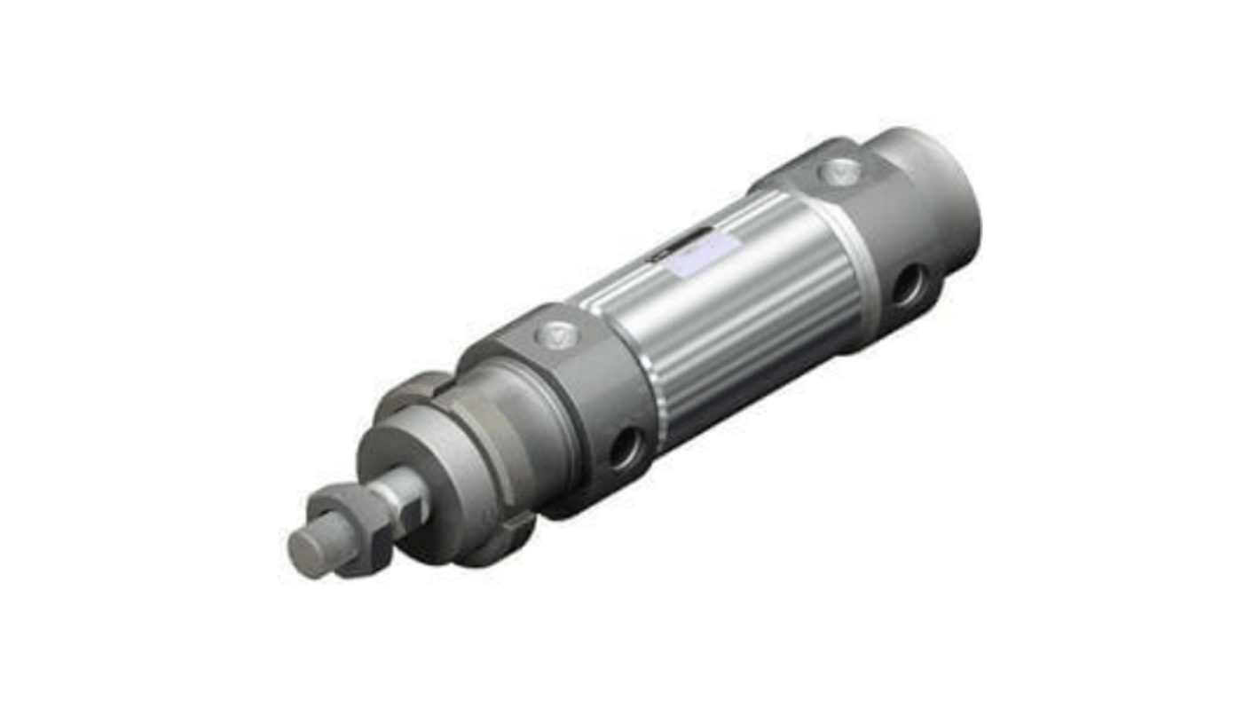 SMC Pneumatic Piston Rod Cylinder - 32mm Bore, 100mm Stroke, C76 Series, Double Acting