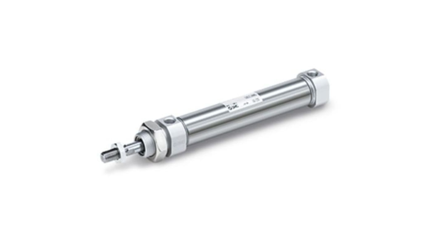 SMC ISO Standard Cylinder - 10mm Bore, 25mm Stroke, C85 Series, Double Acting