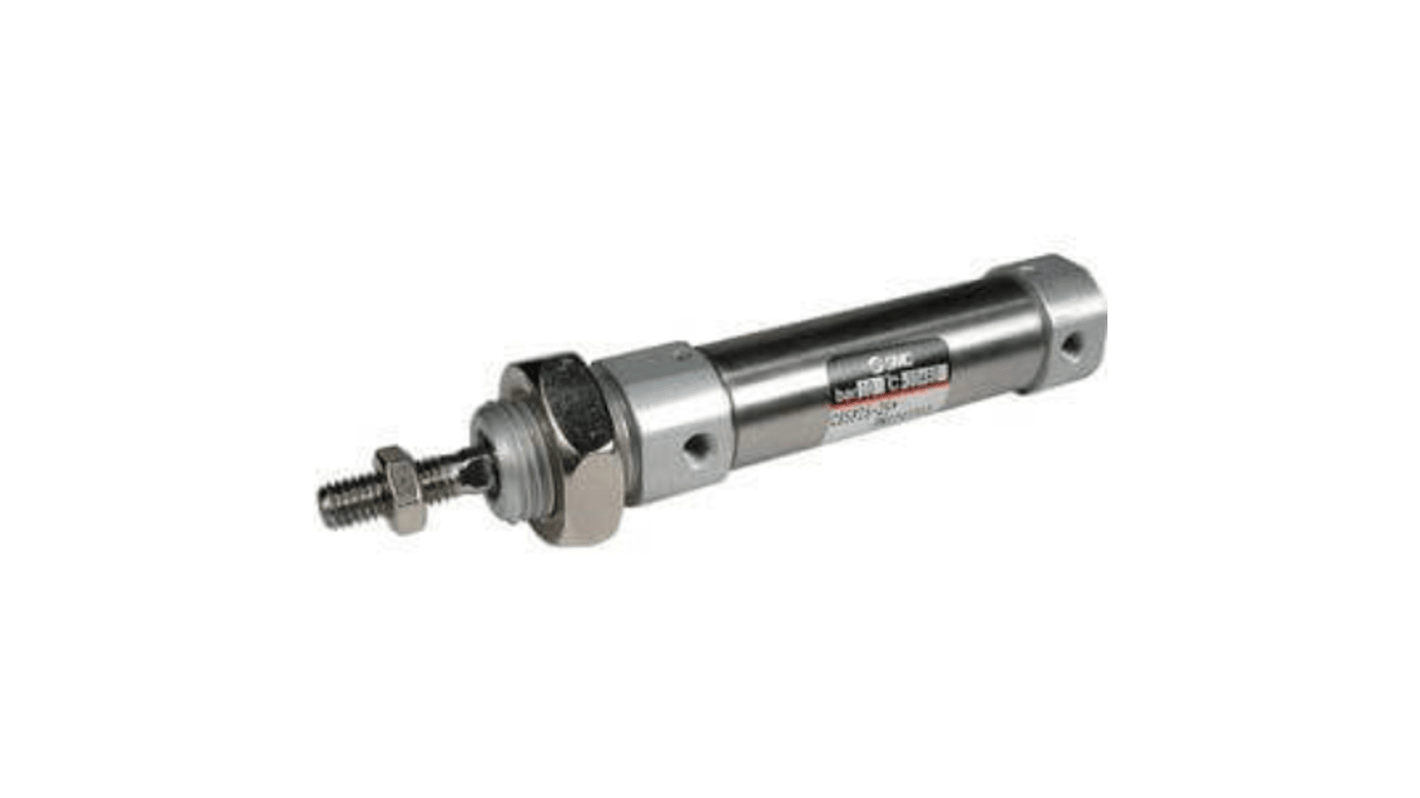 SMC ISO Standard Cylinder - 20mm Bore, 30mm Stroke, C85 Series, Double Acting