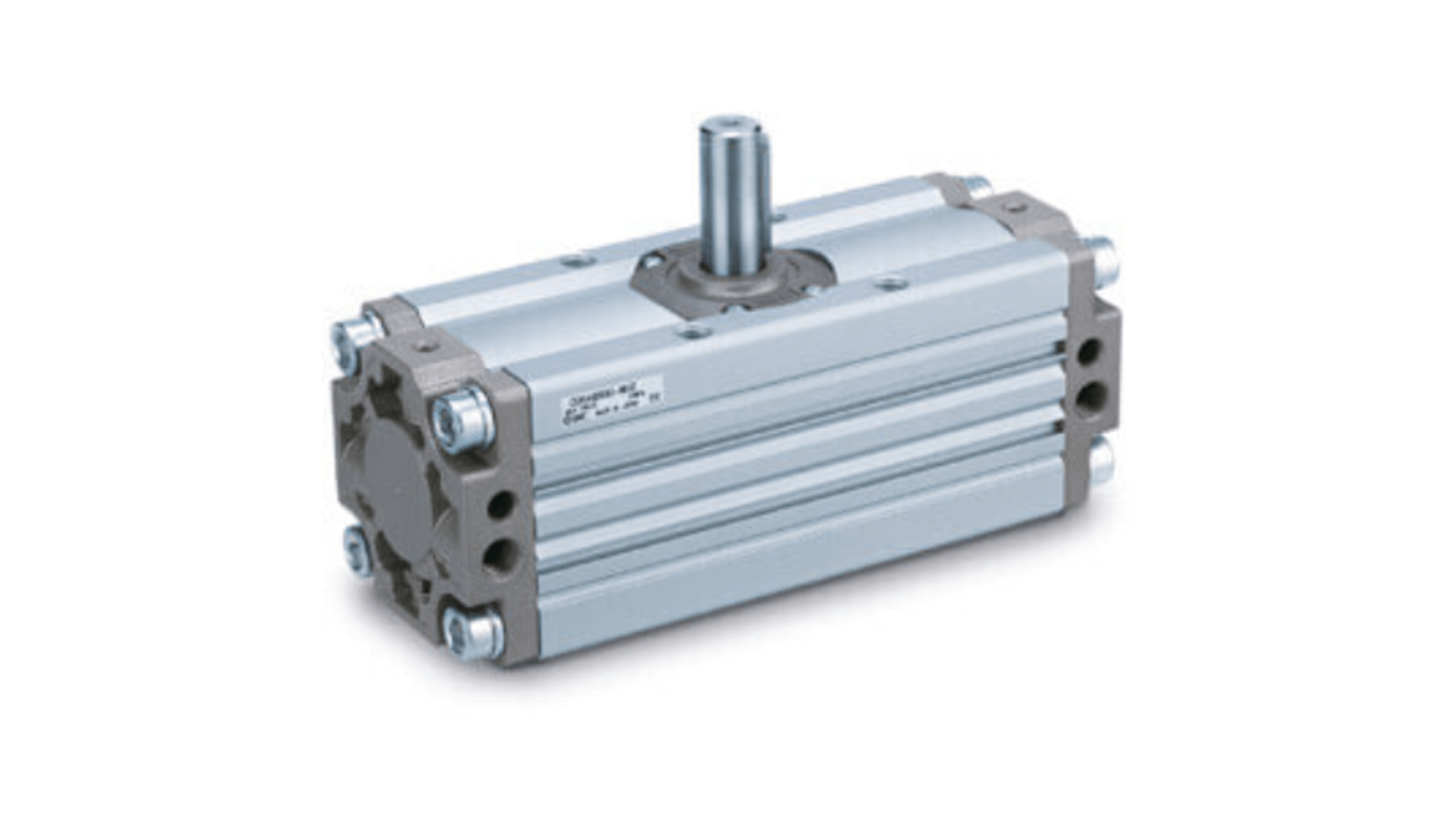 SMC CDRA1BW Series 10 bar Single Action Pneumatic Rotary Actuator, 180° Rotary Angle