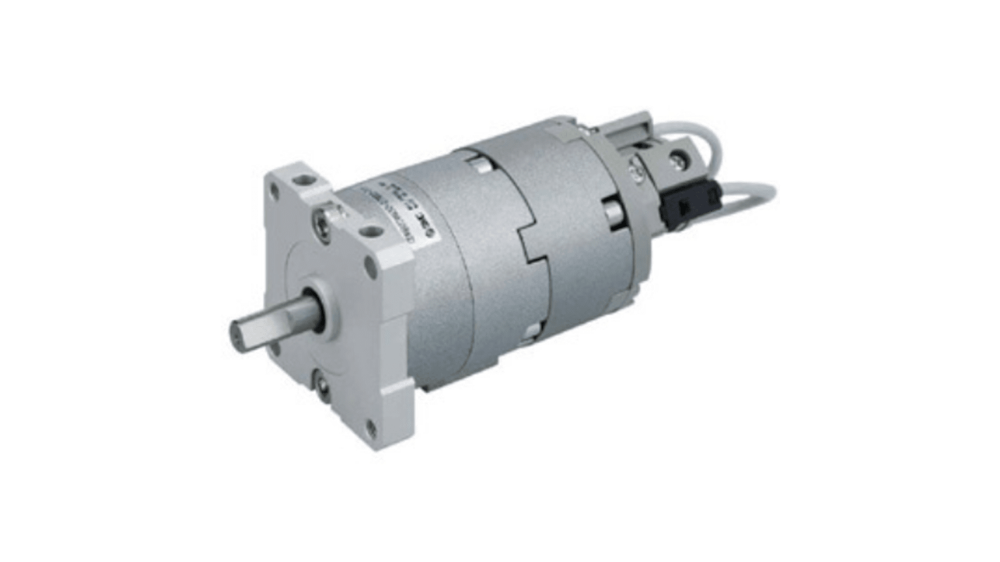 SMC CRBU2 Series 10 bar Single Action Rotary Actuator, 180° Rotary Angle, 15mm Bore