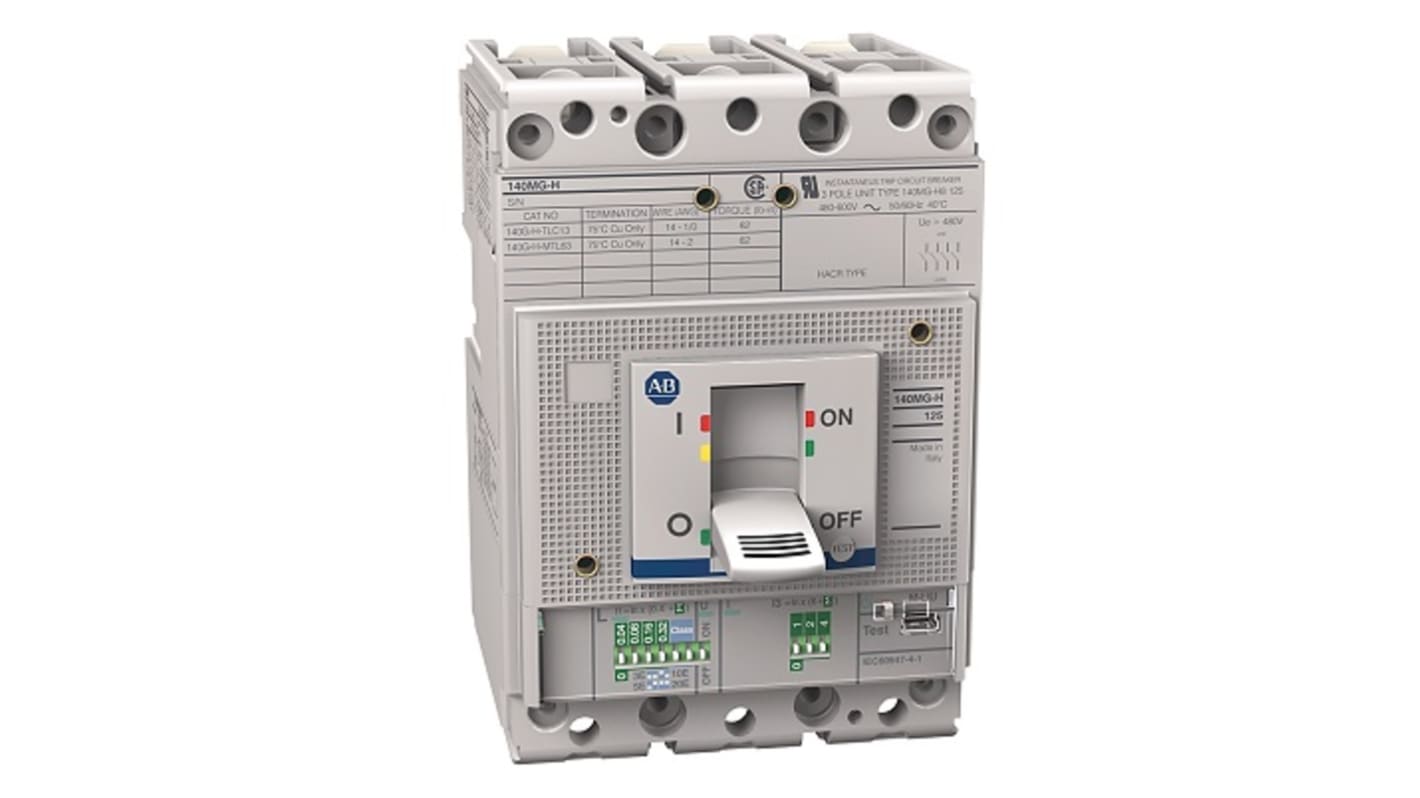 Rockwell Automation 100 A Motor Protection Circuit Breaker, 480 V