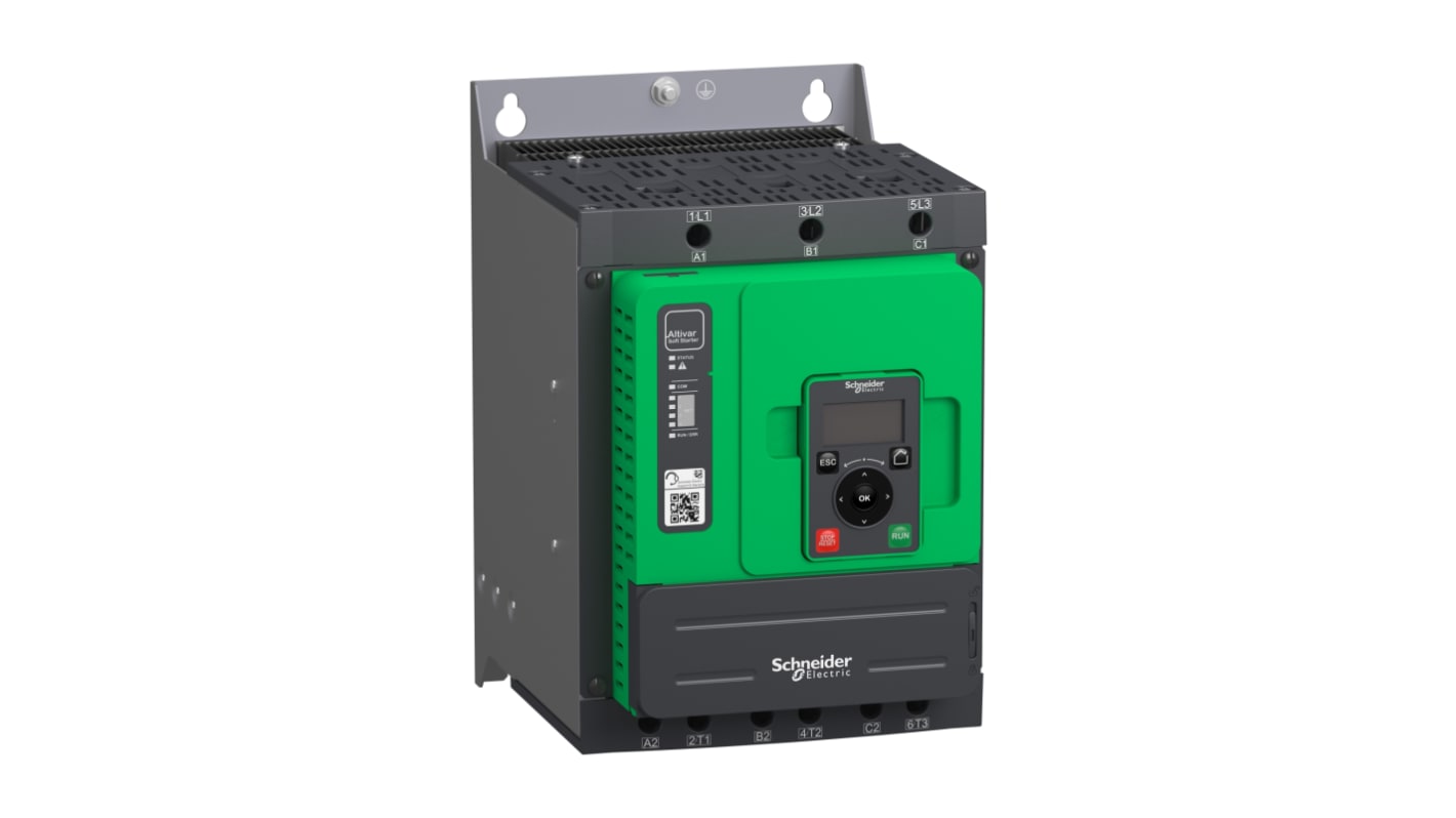 Avviatore soft-start Schneider Electric, 3 fasi, 690 V c.a., IP20