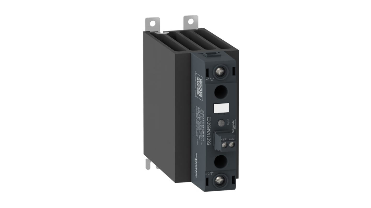 Schneider Electric Harmony Relay Series Solid State Interface Relay, 32 Vdc Control, 45 A Load, DIN Rail Mount