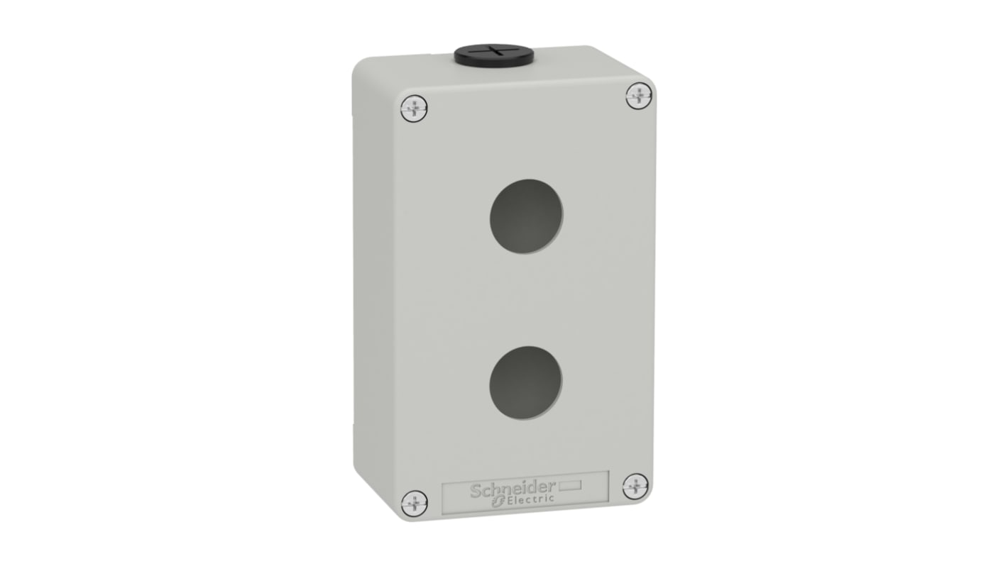 Schneider Electric Zinkdruckguss Gehäuse Harmony XAP Grau Außenmaß 80 x 130 x 51.5mm IP65, IP66, IP69