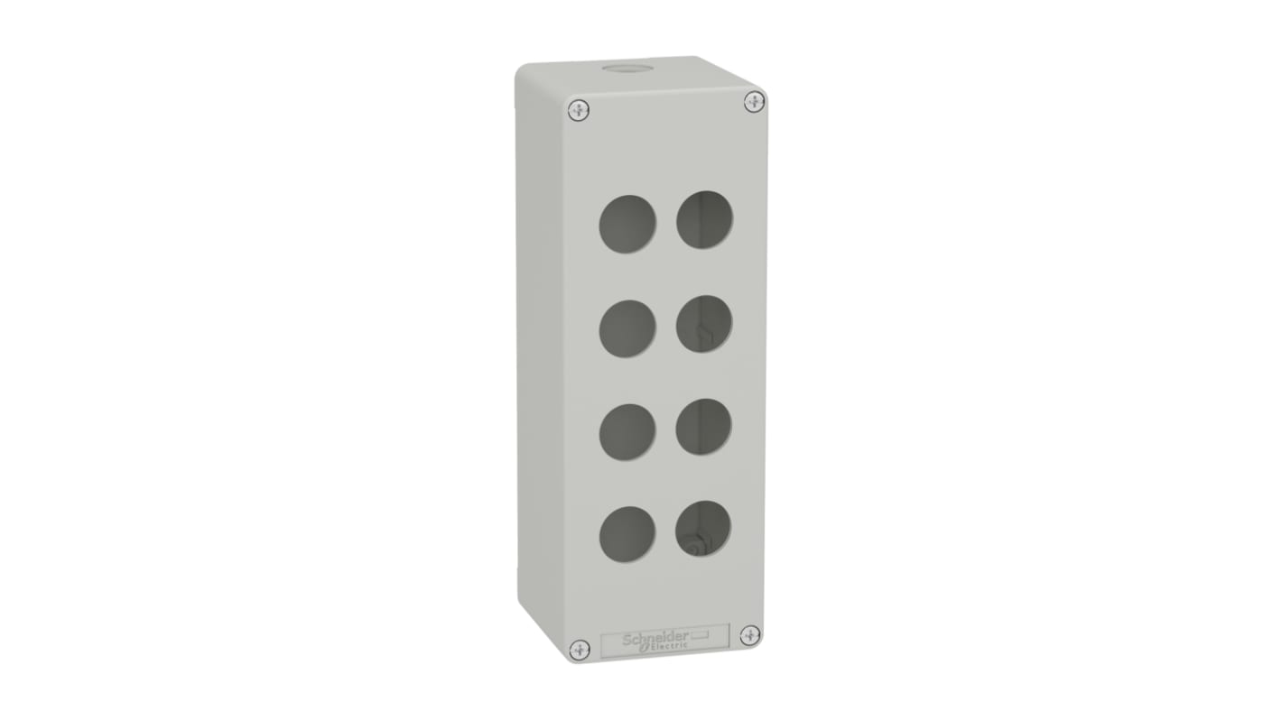 Schneider Electric Metall Universal-Gehäuse Harmony XAP Grau Außenmaß 220 x 80 x 77mm IP65