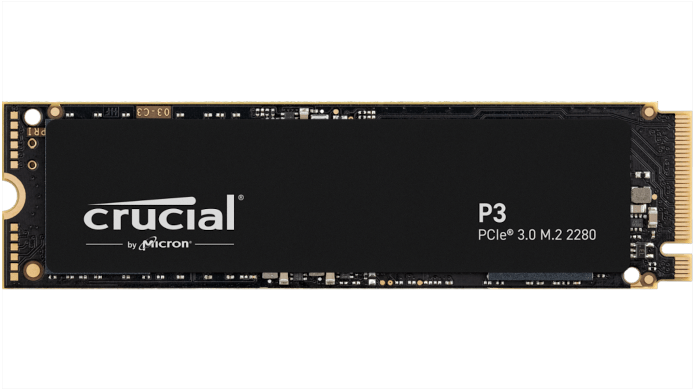 Crucial Belső SSD 4 TB NVMe PCIe Gen 3 x 4 Nem 3D TLC