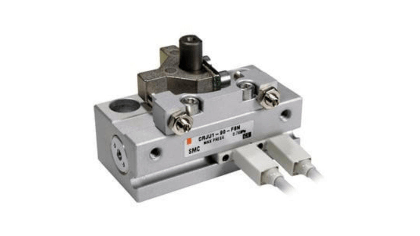 Attuatore rotante SMC, Singolo effetto, foro da 6mm, rotazione di 90°, 7 bar max