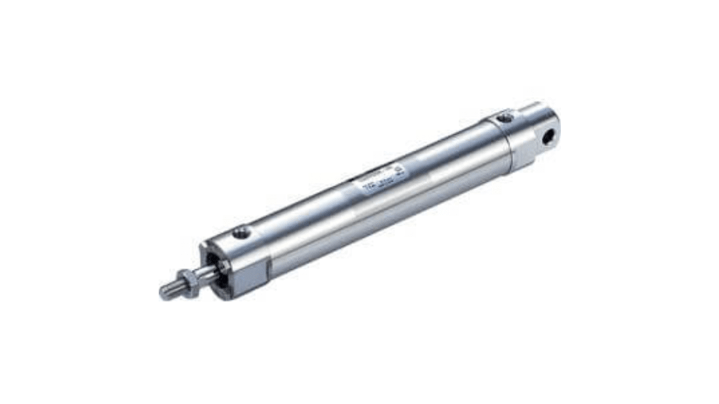 SMC Pneumatic Piston Rod Cylinder - 20mm Bore, 100mm Stroke, CG5 Series, Double Acting