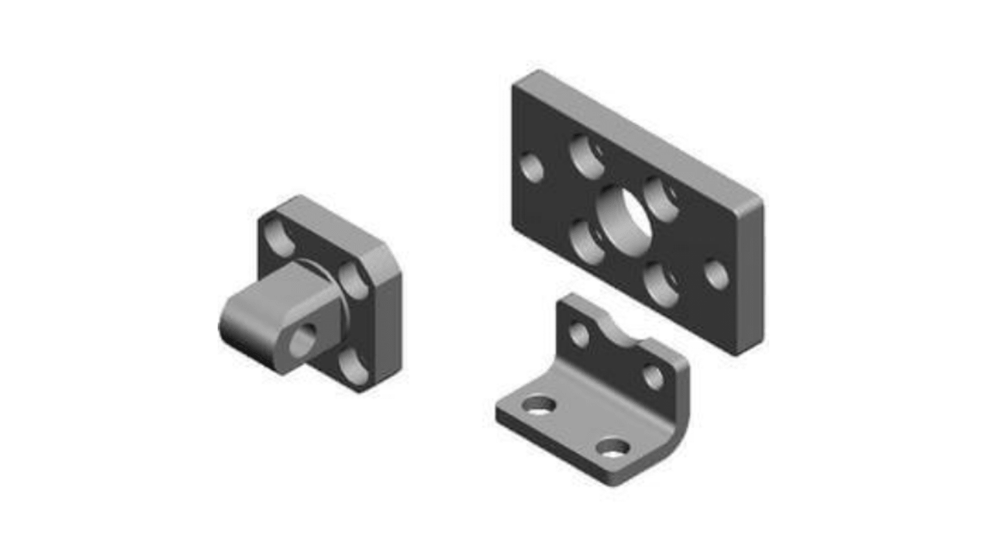 SMC Cylinder Bracket C55-L050, For Use With C55 Compact Cylinder