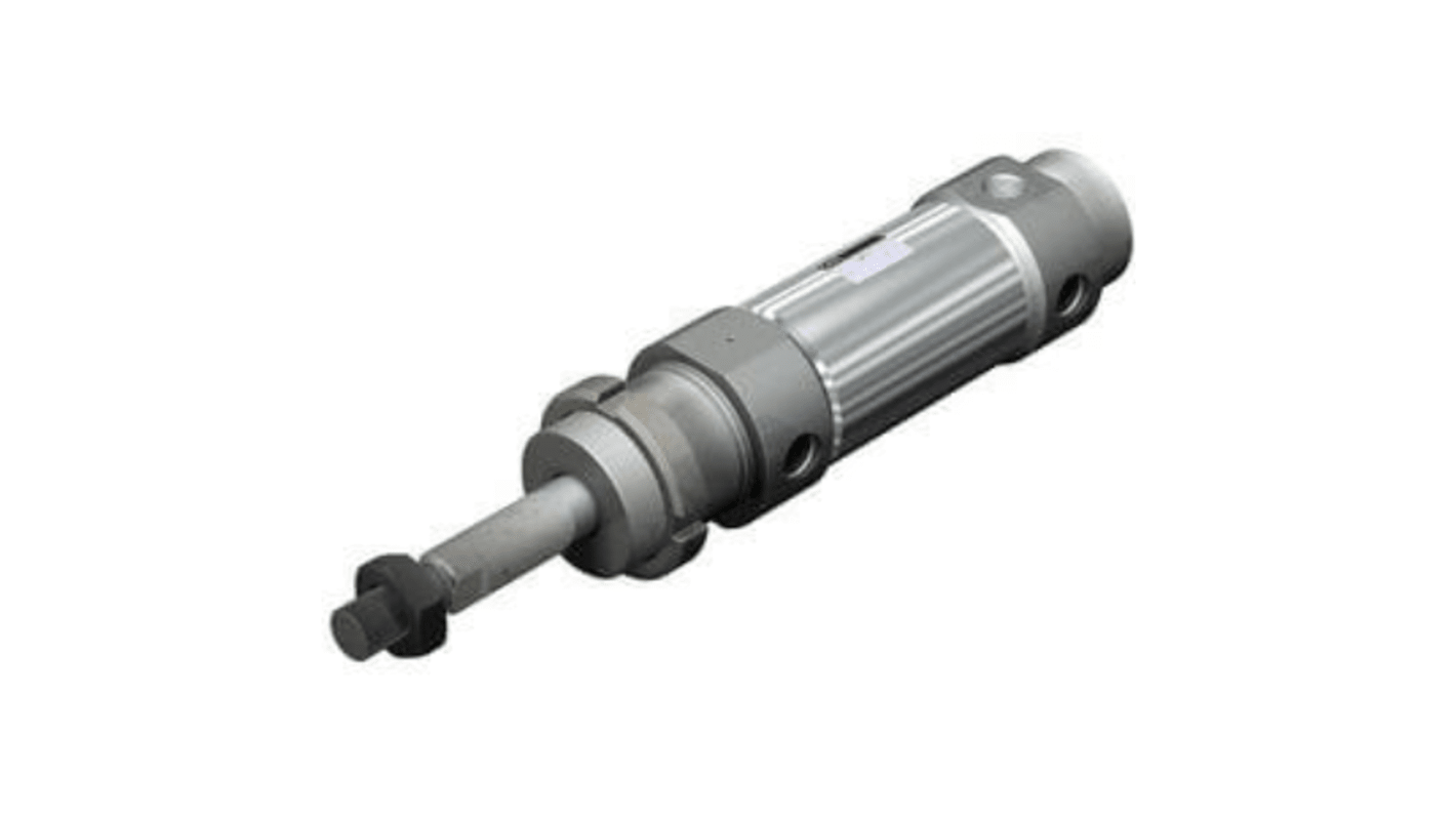 SMC Pneumatic Piston Rod Cylinder - 32mm Bore, 25mm Stroke, C76 Series, Double Acting