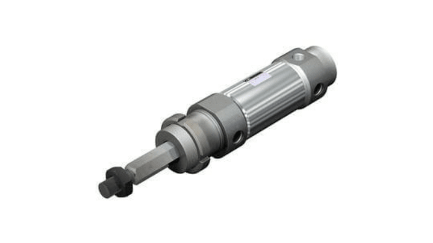 SMC Pneumatic Piston Rod Cylinder - 40mm Bore, 100mm Stroke, C76 Series, Double Acting