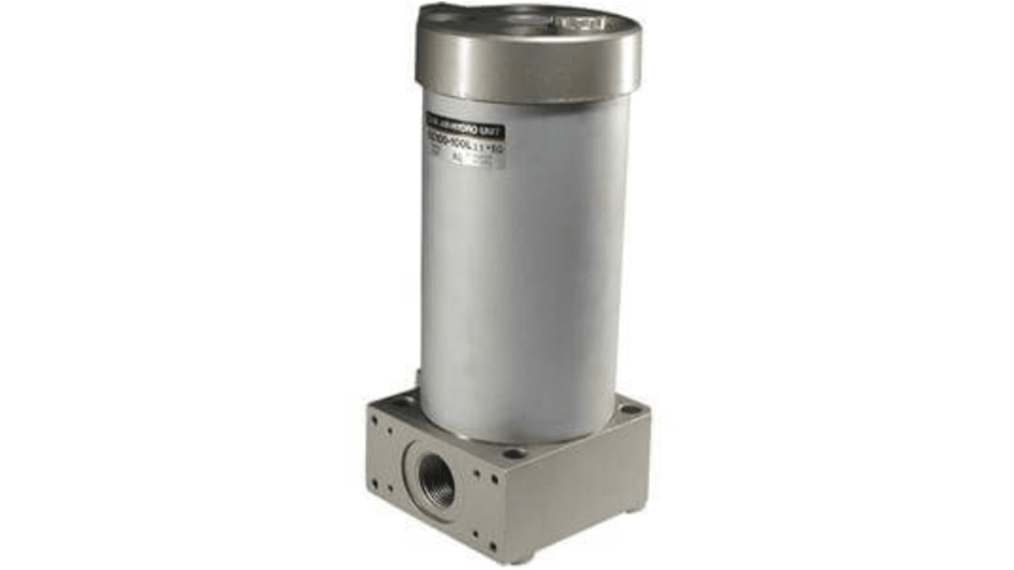 Unidad convertidora neumático a hidráulico de hydro de aire SMC, Calibre 63mm, Recorrido cilindro 50mm