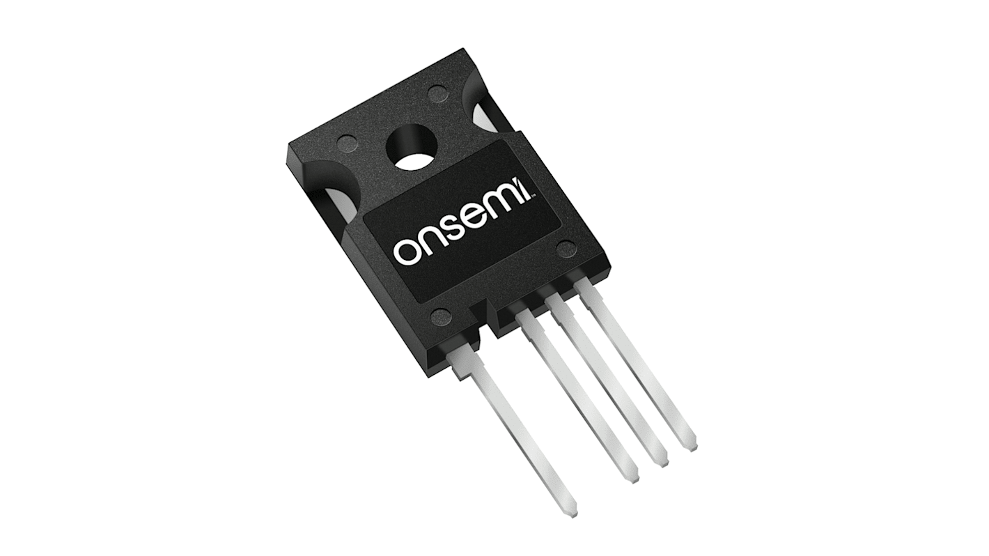 onsemi Nチャンネル MOSFET650 V 99 A スルーホール パッケージTO247-4L