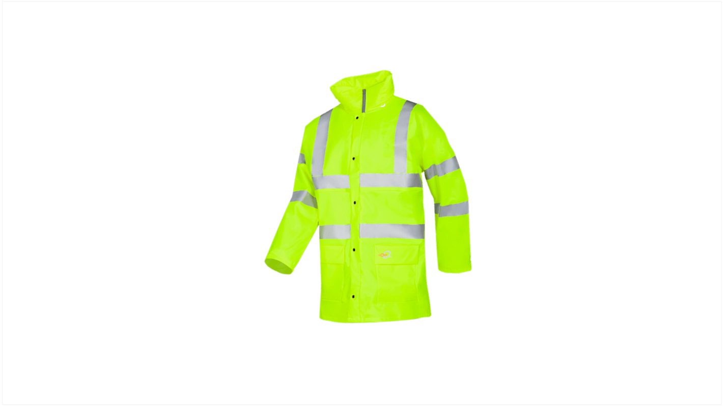 Sioen Uk Yellow Unisex Hi Vis Winter Jacket, L