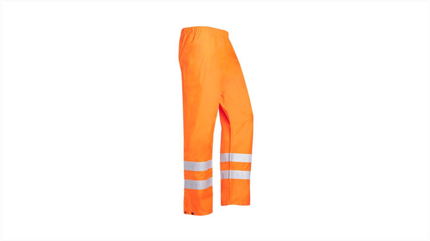 Sioen Uk Bitoray Orange Breathable, Water Resistant Hi Vis Trousers, XL Waist Size