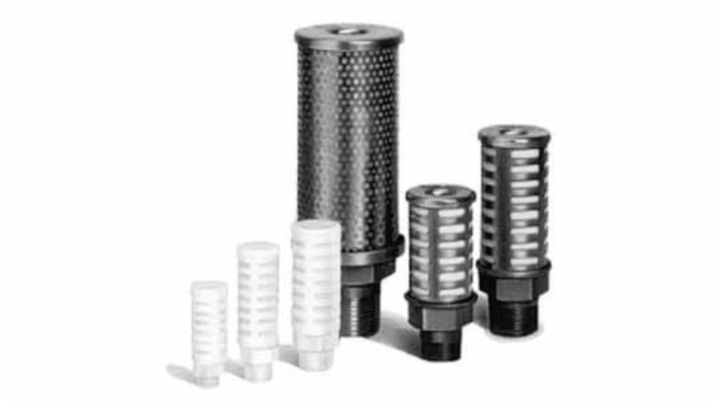 AN80014 SMC AN800 Stainless Steel 10bar Pneumatic Silencer, Threaded