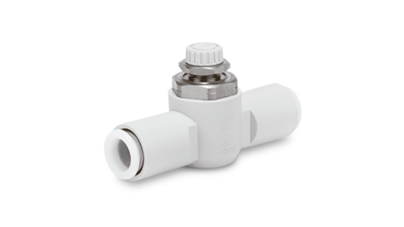 AS2051FG-06 | SMC AS Series Speed Controller, 6mm Tube Inlet Port x 6mm ...