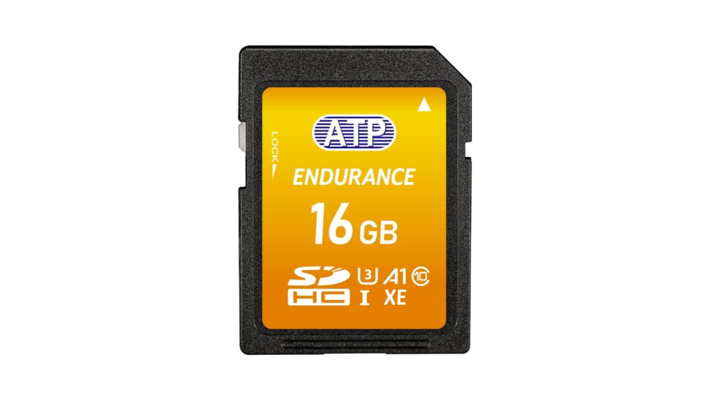 Karta SD SD 16 GB Ano pSLC (3D TLC) - XE ATP, řada: S750Pi -40 → +85°C