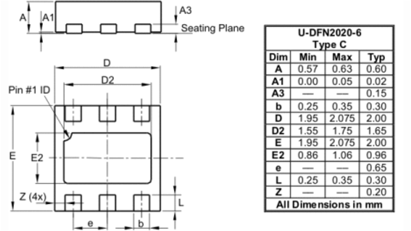 DiodesZetex 電圧レギュレータ 3.6 V, AP7387-36FDC-7